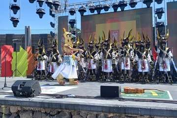 Carrera de Tacones del Carnaval de Telde 2023/TA e Ildefonso Rodríguez.